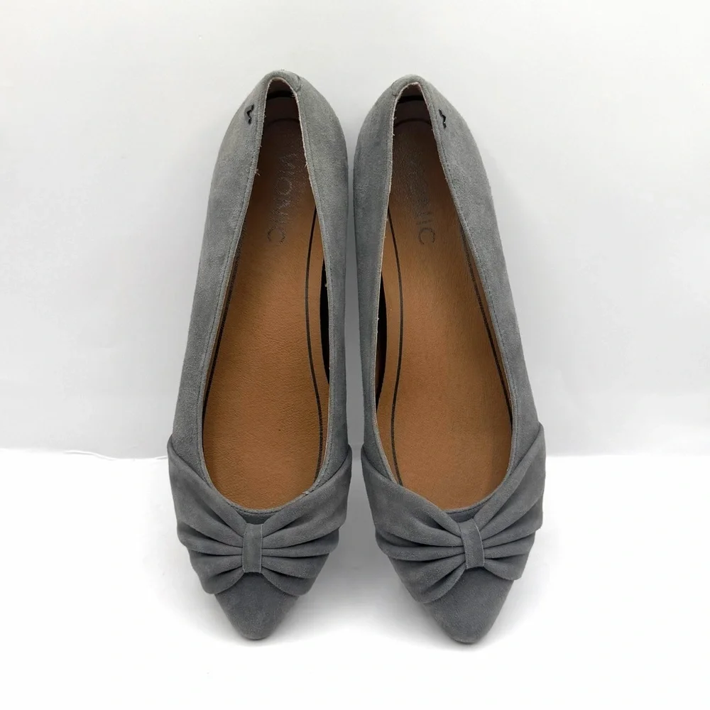 Vionic Grey Suede Flats – Comfort and Modern Style - Picture 7 of 8